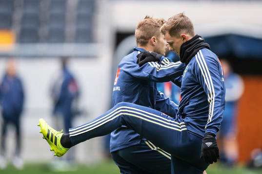 Emil Krafth of the Swedish national football team