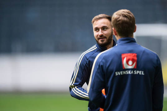 Muamer Tankovic of the Swedish national football team