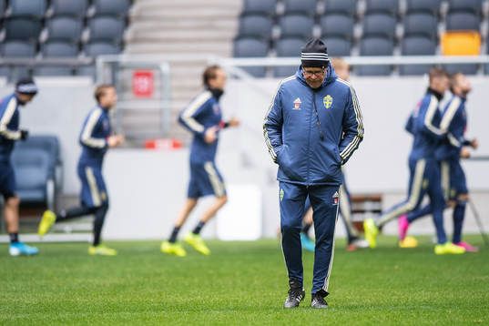 Head coach Janne Andersson of the Swedish national football