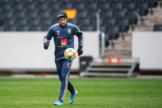 Emil Forsberg of the Swedish national football team