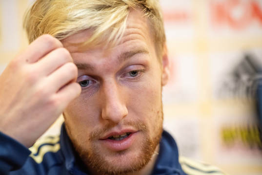 Emil Forsberg of the Swedish national football team