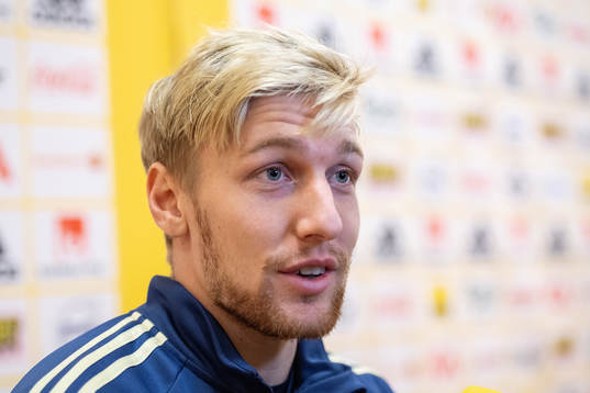Emil Forsberg of the Swedish national football team