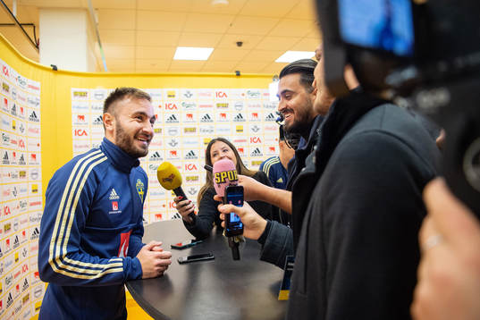 Muamer Tankovic of the Swedish national football team