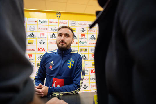 Muamer Tankovic of the Swedish national football team