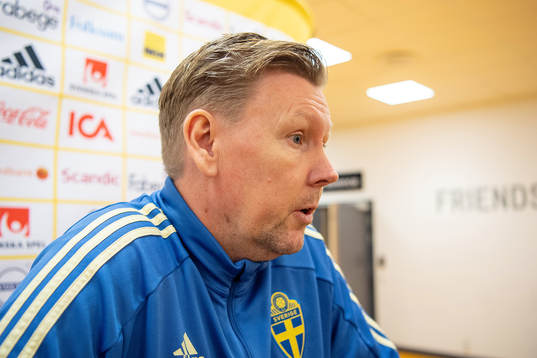 Assistant coach Peter Wettergren of the Swedish national