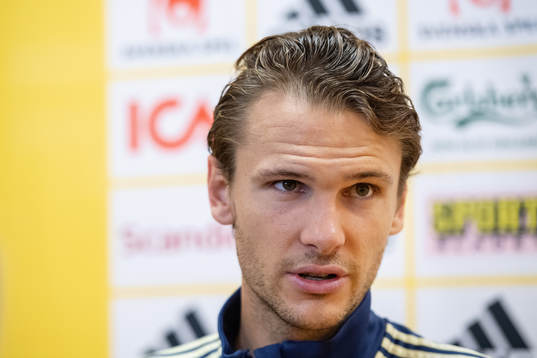 Albin Ekdal of the Swedish national football team