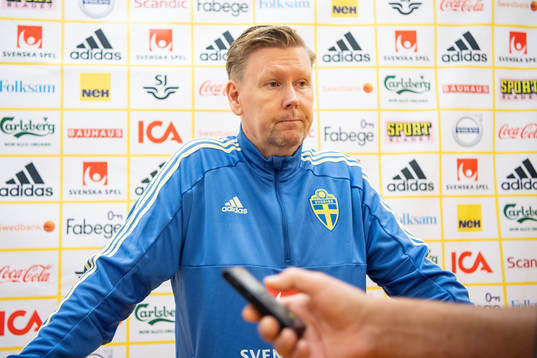 Assistant coach Peter Wettergren of the Swedish national