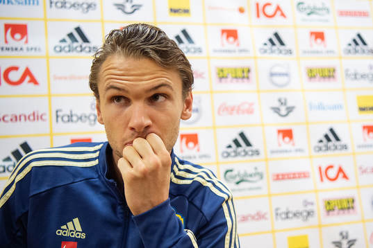 Albin Ekdal of the Swedish national football team