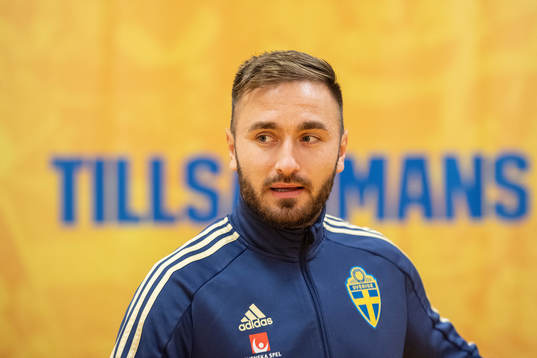 Muamer Tankovic of the Swedish national football team