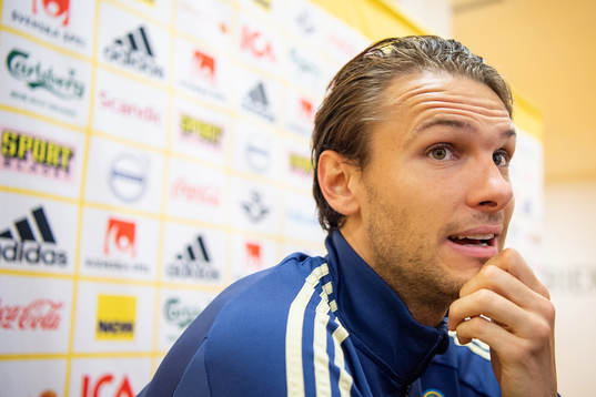 Albin Ekdal of the Swedish national football team