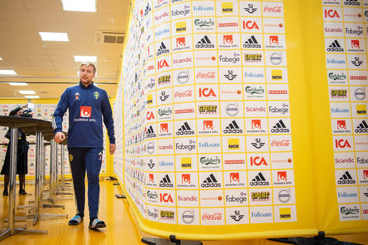Emil Forsberg of the Swedish national football team