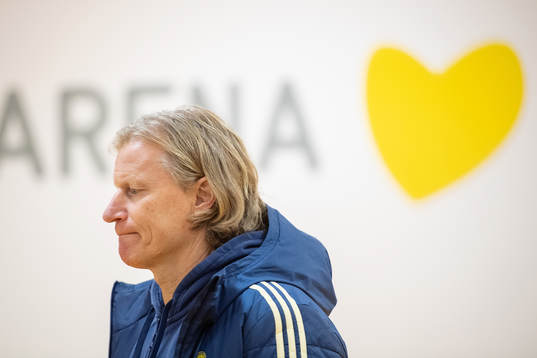 Team manager Stefan Pettersson of the Swedish national