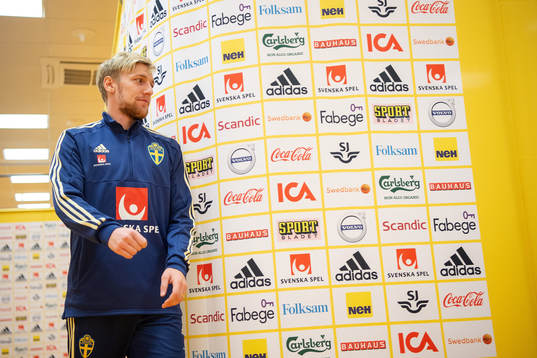 Emil Forsberg of the Swedish national football team