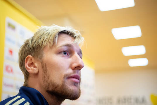 Emil Forsberg of the Swedish national football team
