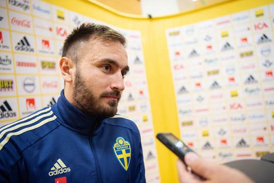 Muamer Tankovic of the Swedish national football team