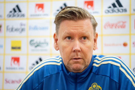 Assistant coach Peter Wettergren of the Swedish national