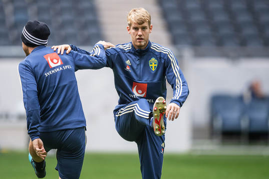 Filip Helander of the Swedish national football team