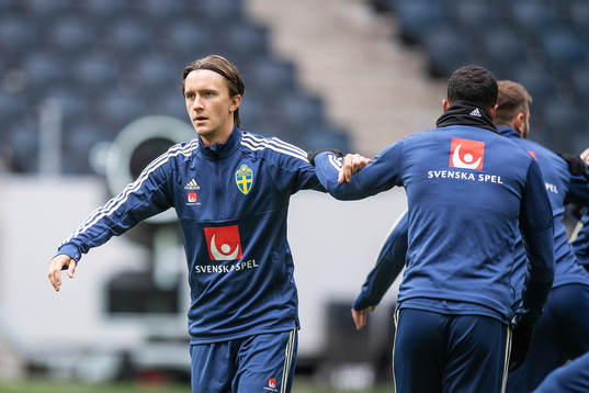 Kristoffer Olsson of the Swedish national football team