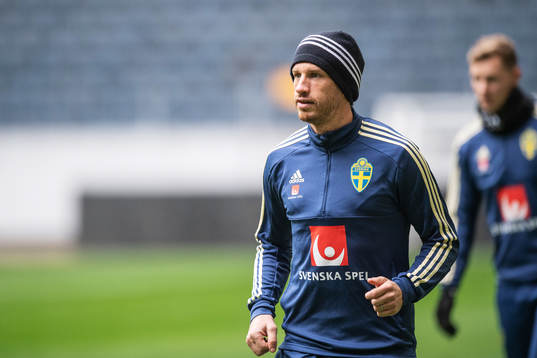 Gustav Svensson of the Swedish national football team