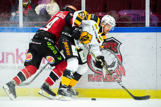 Malmö Redhawks Jesper Jensen Aabo och Skellefteås Pontus