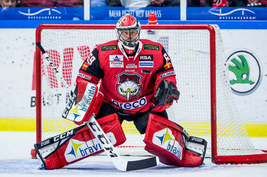 Malmö Redhawks målvakt Oscar Alsenfelt