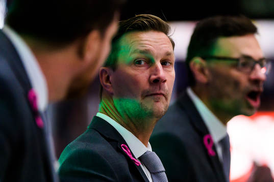 Färjestads huvudtränare Johan Pennerborn