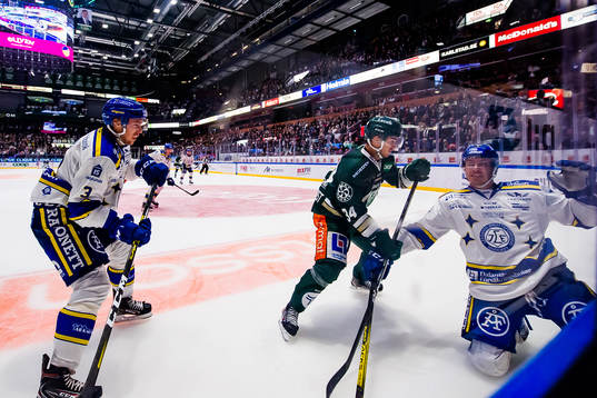 Leksands August Berg och Färjestads Michael Lindqvist