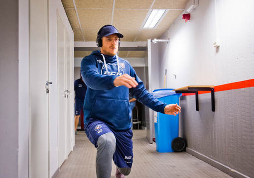 Växjös Erik Josefsson värmer upp