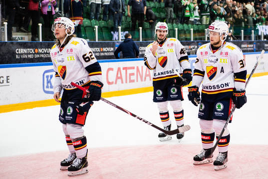 Djurgårdens Manuel Ågren, Albin Grewe och Djurgårdens