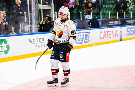 Djurgårdens Gustav Possler deppar