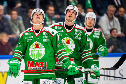 Rögles Erlend Lesund och Hampus Gustafsson