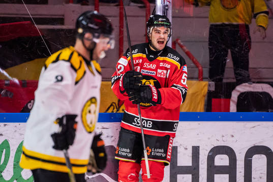 Luleås Karl Fabricius jublar