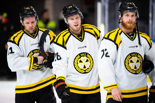 Brynäs Greg Scott, Lukas Zetterberg och Joachim Rodin