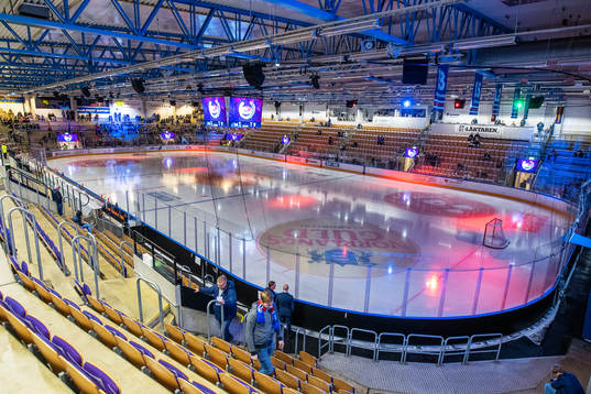 Interiörbild av Be-Ge Hockey Center