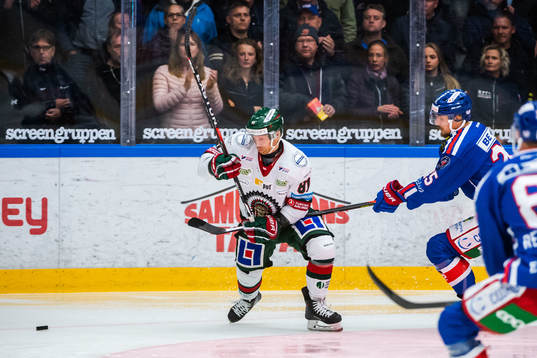 Frölundas Ryan Lasch och Oskarshamns Johannes Salmonsson