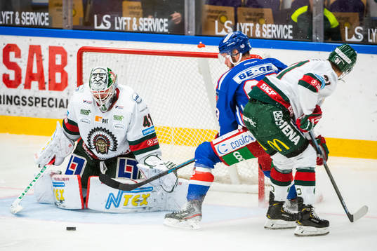 Frölundas målvakt Niklas Rubin