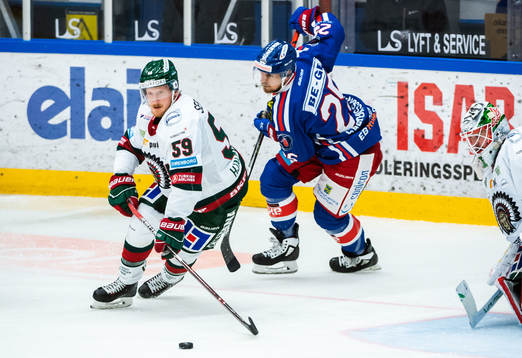 Frölundas Simon Hjalmarsson och Oskarshamns Johannes