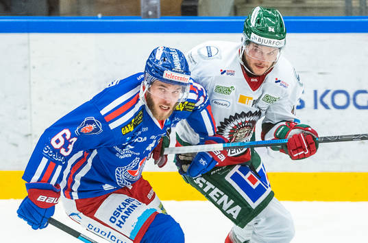 Oskarshamns Robin Söderqvist och Frölundas Theodor