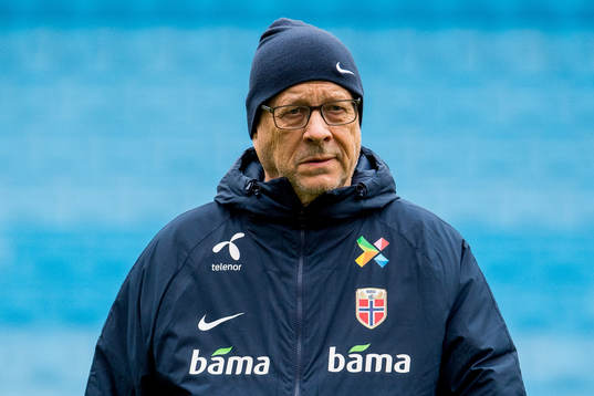 Lars Lagerbäck, head coach of Norway