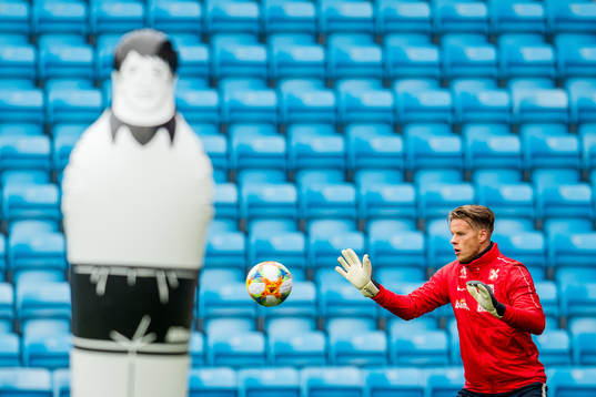 Goalkeeper Ørjan Nyland of Norway