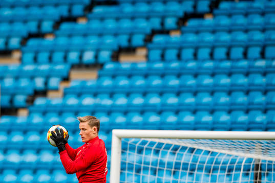 Goalkeeper Sondre Rossbach of Norway