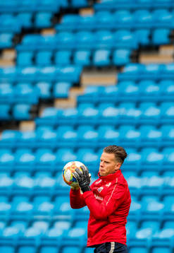 Goalkeeper Ørjan Nyland of Norway