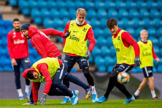 Haitam Aleesami, Mohamed Elyounoussi, Martin Ødegaard and
