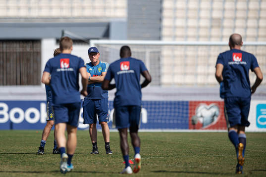Head coach Janne Andersson of the Swedish national football