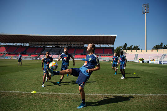 Robin Quaison, Muamer Tankovic, Kristoffer Olsson, Emil