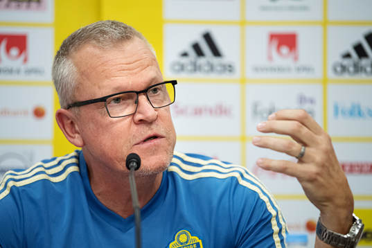 Head coach Janne Andersson of the Swedish national football