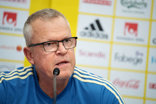 Head coach Janne Andersson of the Swedish national football