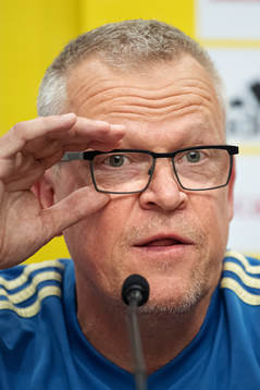 Head coach Janne Andersson of the Swedish national football