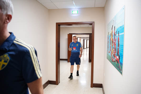 Head coach Janne Andersson of the Swedish national football