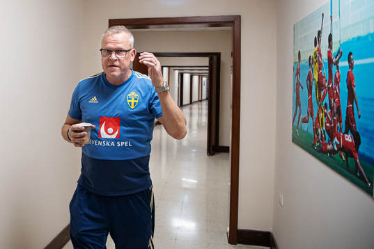 Head coach Janne Andersson of the Swedish national football